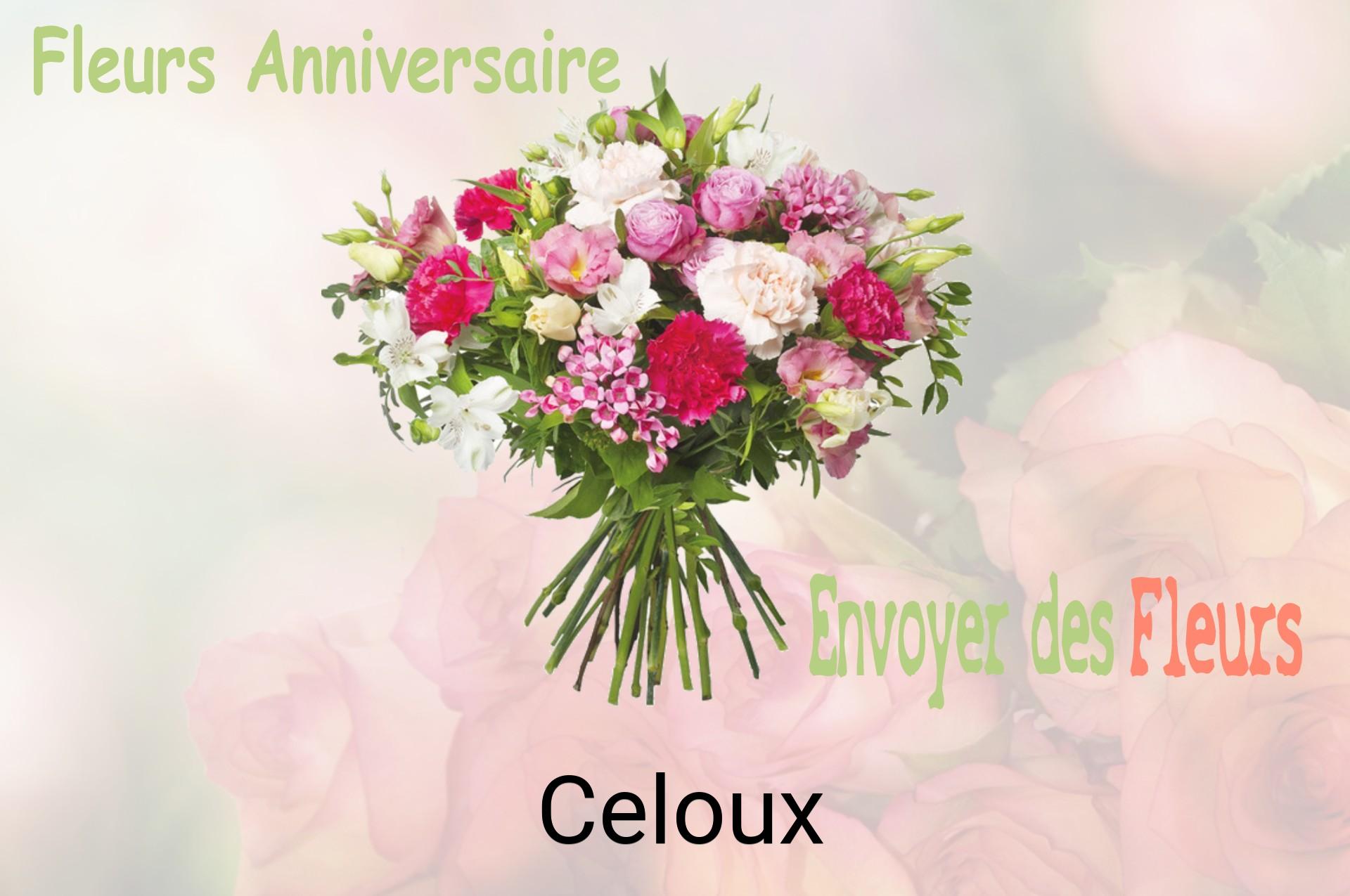 Bouquet de fleurs d’anniversaire livré à Celoux